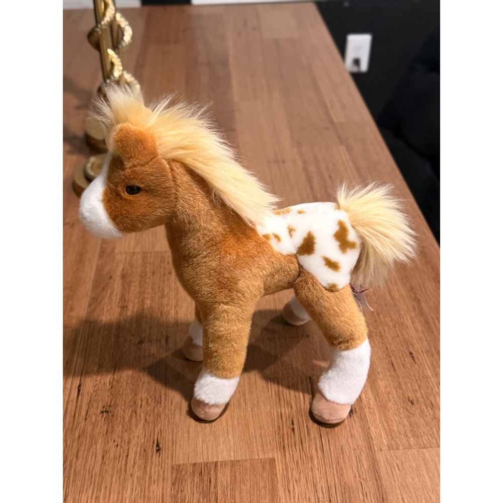 Douglas Horse Stuffed‎ Animal Vintage Tan White Spotted Appaloosa Pony Plush Toy
